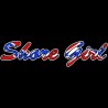 Shore Redneck Shore Girl Confederate Script Decal