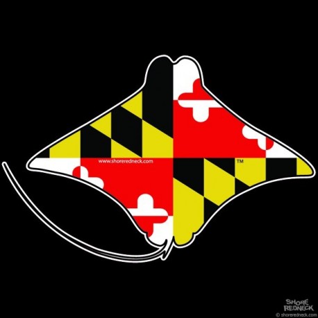 Shore Redneck MD Skate Decal