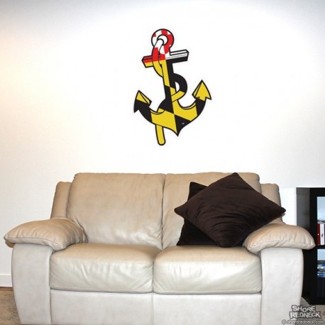 Shore Redneck MD Themed Anchor Wall Decal