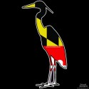 Shore Redneck MD Great Blue Heron Decal