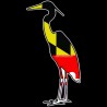 Shore Redneck MD Great Blue Heron Decal