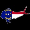 Shore Redneck NC Mahi Mahi Decal