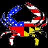 Shore Redneck Americaland Crab Decal