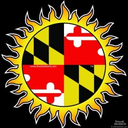 Shore Redneck MD Sun Decal