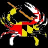 Shore Redneck MD Field Hockey Crab Decal