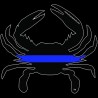 Shore Redneck Law Enforcement Crab Decal