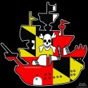 Shore Redneck Maryland Pirate Ship Decal