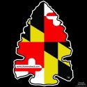 Shore Redneck Maryland Arrowhead Decal