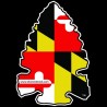 Shore Redneck Maryland Arrowhead Decal