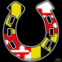 Shore Redneck Maryland Horseshoe Decal