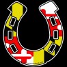 Shore Redneck Maryland Horseshoe Decal