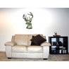 Shore Redneck Camo Buck Head Wall  Decal