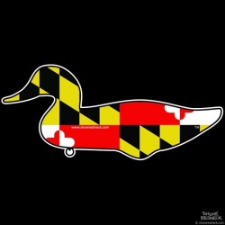 Shore Redneck MD Duck Decoy Decal