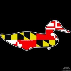 Shore Redneck MD Duck Decoy Decal