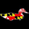 Shore Redneck MD Duck Decoy Decal