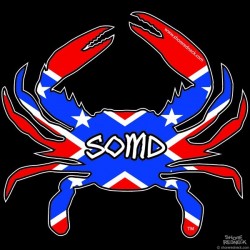 Shore Redneck Dixie Southern Maryland Crab Decal