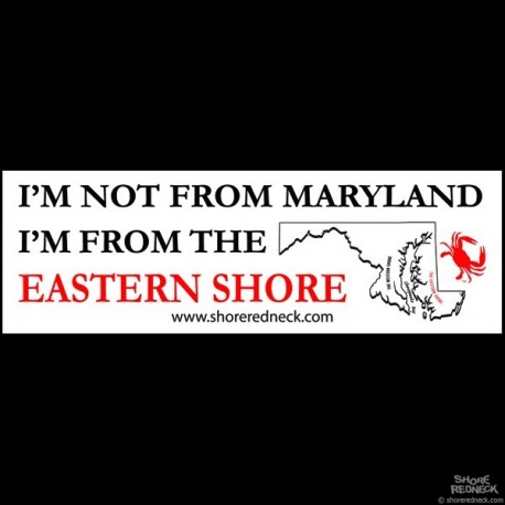 Shore Redneck Eastern Shore Pride Decal