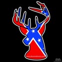 Shore Redneck Dixie Flag Buck Decal