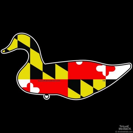 Shore Redneck MD Goose Decoy Decal