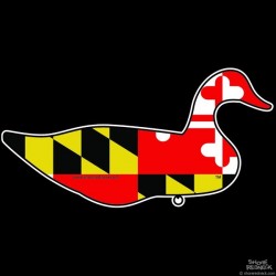 Shore Redneck MD Goose Decoy Decal