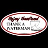 Shore Redneck Thank a Waterman Decal