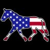 Shore Redneck USA Trotting Horse Decal