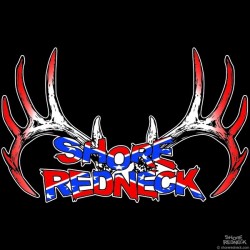 Shore Redneck Dixie Flag Rack Decal