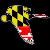 Shore Redneck Maryland Goose Decal