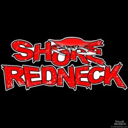 Shore Redneck Crab on Top Red Decal