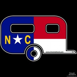 Shore Redneck North Carolina Camper Decal