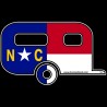 Shore Redneck North Carolina Camper Decal