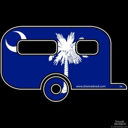 Shore Redneck South Carolina Camper Decal