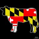 Shore Redneck MD Beef Cow Decal