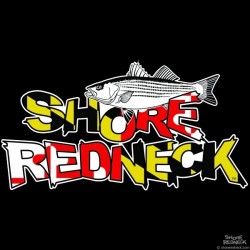 Shore Redneck Striper 2 on Top MD Decal