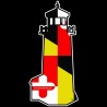 Shore Redneck Conical Lighthouse Decal