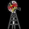 Shore Redneck Maryland Windmill Decal