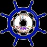 Shore Redneck Virginia Ships Wheel Decal