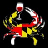 Shore Redneck MD Themed Wine Crab Decal