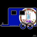 Shore Redneck Virginia Horse Trailer Decal