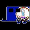 Shore Redneck Virginia Horse Trailer Decal