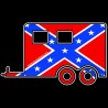 Shore Redneck Dixie Horse Trailer Decal