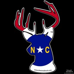 Shore Redneck North Carolina Buck Decal