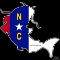 Shore Redneck North Carolina Catfish Decal