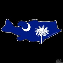 Shore Redneck South Carolina Largemouth Decal