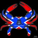 Shore Redneck Dixie Gadsden Flag Crab Decal