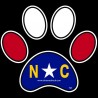 Shore Redneck NC Dog Paw Print Decal