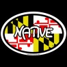 Shore Redneck Native MD Oval Decal