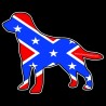 Shore Redneck Dixie Labrador Decal