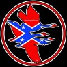 Shore Redneck Dixie Flock of Geese Emblem Decal