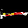 Shore Redneck MD Hammer Decal